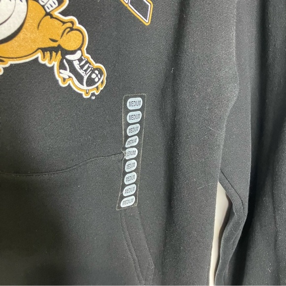 University of Iowa Hawkeyes football hoodie sweatshirt black size medium - Picture 3 of 5